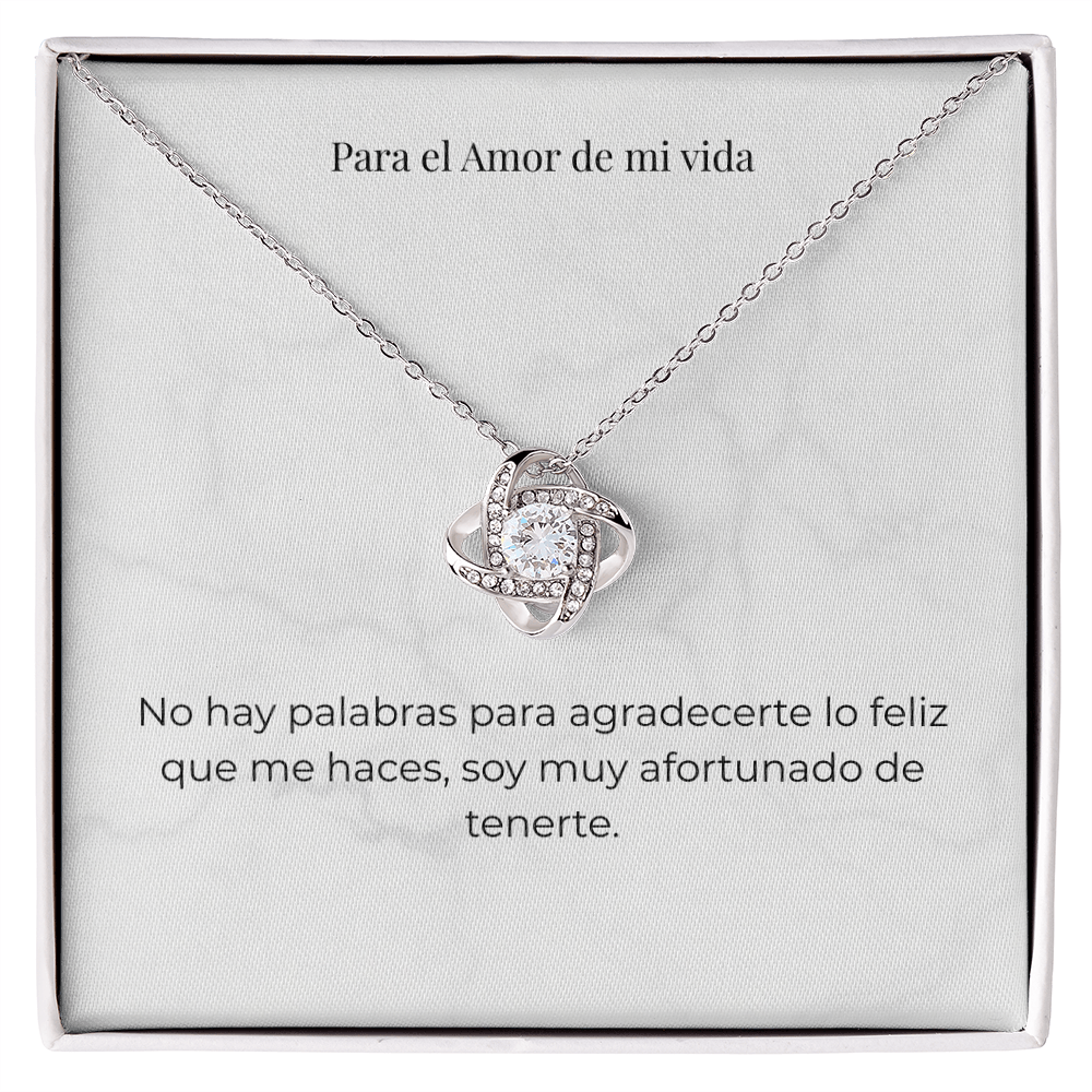 Collar Amor Eterno - Regalo para Novia con Dedicatoria